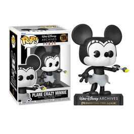 FIGURA POP DISNEY ARCHIVES PLANE CRAZY MINNIE 9 CM