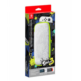 SET FUNDA + PROTECTOR PANTALLA EDICION LIMITADA SPLATOON 3 SWITCH OLED Y SWITCH