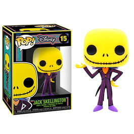 FIGURA POP DISNEY PESADILLA ANTES DE NAVIDAD JACK BLACK LIGHT 9CM