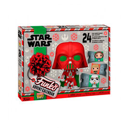 FIGURAS POP CALENDARIO ADVIENTO STAR WARS HOLIDAY 4 CM