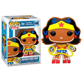 FIGURA POP DC COMICS HOLIDAY GINGERBREAD WONDER WOMAN 9CM