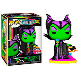 FIGURA POP DISNEY VILLAINS MALEFICENT MALEFICA BLACKLIGHT 9 CM