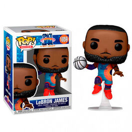 FIGURA POP SPACE JAM 2 LEBRON JAMES SALTO BALON BLANCO 9 CM