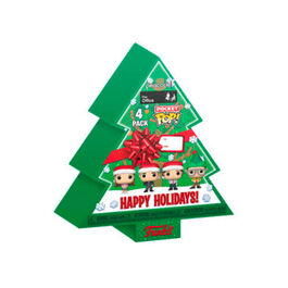 LLAVEROS POP THE OFFICE HOLIDAY TREE PACK BOX