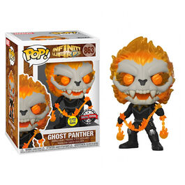 FIGURA POP MARVEL INFINITY WARPS GHOST PANTHER WITCH CHAIN 9 CM