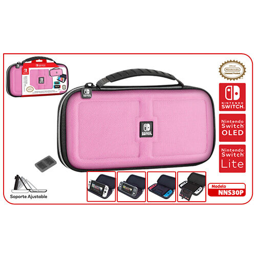 Funda  Ardistel Game Traveler case NNS30P, Para Nintendo Switch, Rosa