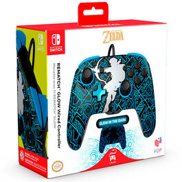 MANDO CONTROLLER WIRED REMATCH ZELDA GLOW IN THE DARK PDP