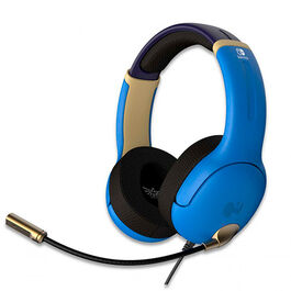 AURICULARES HEADSET PDP LVL40 WIRED STEREO ZELDA HYRULE BLUE LICENCIADO SWITCH