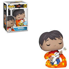 FIGURA POP DISNEY COCO MIGUEL CON GUITARRA GLOW IN THE DARK 9 CM