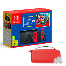 CONSOLA NINTENDO SWITCH EDICIN ESPECIAL MARIO DAY + FUNDA NUWA SWITCH
