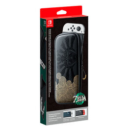 SET FUNDA + PROTECTOR PANTALLA EDICION LIMITADA THE LEGEND OF ZELDA TEARS OF THE KINGDOM SWITCH OLED Y SWITCH