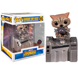 FIGURA POP MARVEL RIDE GUARDIANES DE LA GALAXIA ROCKET 9 CM