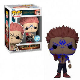 FIGURA POP JUJUTSU KAISEN SUKUNA WITH HEAR GLOW IN THE DARK 9 CM