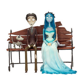 FIGURA SET CORPSE BRIDE LA NOVIA CADAVER 14 CM