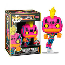 FIGURA POP MARVEL CAPITANA MARVEL BLACKLIGHT 9 CM