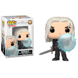 FIGURA POP THE WITCHER S2 GERALT SHIELD 9 CM