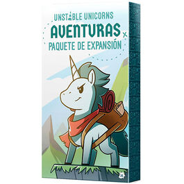 JUEGO DE CARTAS UNSTABLE UNICORNS AVENTURAS (PAQUETE DE EXPANSION)