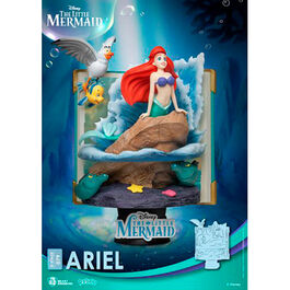 FIGURA DISNEY LA SIRENITA ARIEL BOOK SERIES DSTAGE 15 CM