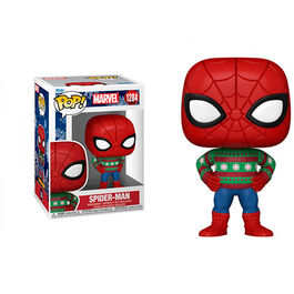 FIGURA POP MARVEL  HOLIDAY SPIDERMAN 9 CM