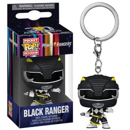 LLAVERO POP POWER RANGERS BLACK RANGER 4 CM