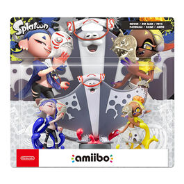 FIGURAS AMIIBO SPLATOON SHIVER, BIG MAN y FRYE