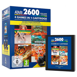PACK 2 PADDLE CONTROLLERS + 4 JUEGOS ATARI 2600+