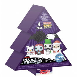 LLAVEROS POP PESADILLA ANTES DE NAVIDAD HOLIDAY TREE PACK BOX