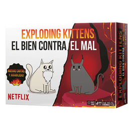 JUEGO DE CARTAS EXPLODING KITTENS EL BIEN CONTRA EL MAL