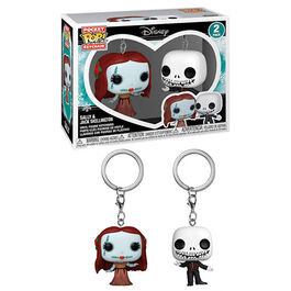 LLAVERO POP PESADILLA ANTES DE NAVIDAD JACK & SALLY 4 CM