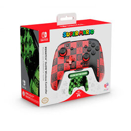 CONTROLLER WIRELESS GLOW SUPER ICON MARIO PDP SWITCH