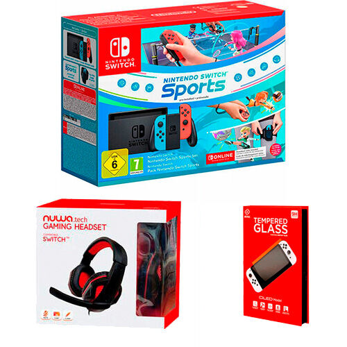 Nintendo Switch Color Neon + Nintendo Switch Sports + 3 Mesi