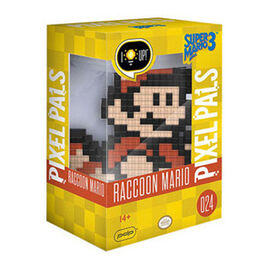 LAMPARA PIXEL PALS SUPER MARIO BROS 3. MARIO RACCOON 15 CM
