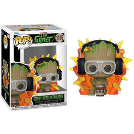 FIGURA POP MARVEL YO SOY GROOT - GROOT CON DETONADOR 9 CM