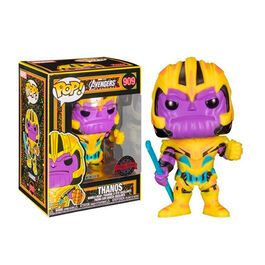 FIGURA POP MARVEL THANOS BLACK LIGHT 9 CM