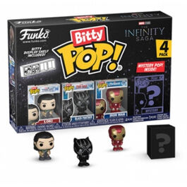 FIGURA BITTY PACK 4 MARVEL INFINITY SAGA 4 2,5 CM