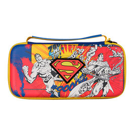 FUNDA DE TRANSPORTE PREMIUM SUPERMAN CON CAJA DE JUEGOS FR-TEC