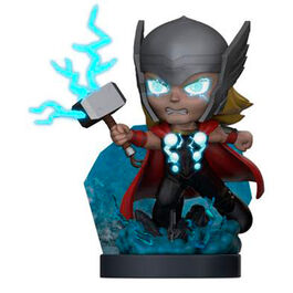 FIGURA MARVEL THOR GOD MODE BLACK LIGHT MINI DIORAMA SUPERAMA EXCLUSIVE 10 CM