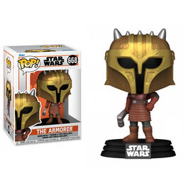 FIGURA POP STAR WARS THE MANDALORIAN THE ARMORER 9 CM