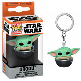 LLAVERO POP STAR WARS THE MANDALORIAN GROGU 4 CM