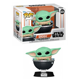 FIGURA STAR WARS THE MANDALORIAN GROGU WITH PRAMA 9 CM