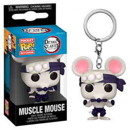 LLAVERO POP DEMON SLAYER MUSCLE MOUSE 4 CM