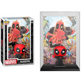 FIGURA POP MARVEL DEADPOOL IN BLACK SUIT COVER 15 CM
