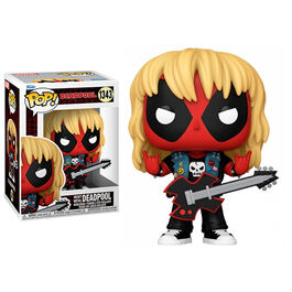 FIGURA POP MARVEL DEADPOOL METAL BAND 9 CM