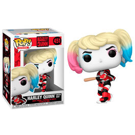 FIGURA POP DC COMICS HARLEY QUINN WITH BAT 9 CM