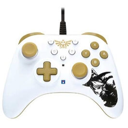 CONTROLLER WIRED GAMEPAD HORI NINTENDO SWITCH ZELDA BLANCO