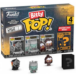 FIGURA BITTY PACK 4 EL SEÑOR DE LOS ANILLOS 4 2,5 CM