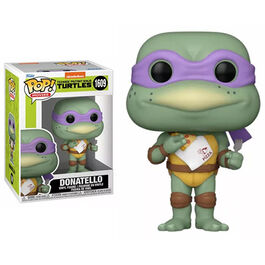 FIGURA POP TORTUGAS NINJA TEENAGE MUTANT NINJA TURTLES DONATELLO CON PIZZA 9 CM
