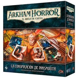 JUEGO DE CARTAS ARKHAM HORROR LA CONSPIRACION DE INNSMOUTH EXPANSION INVESTIGADORES