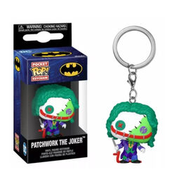 LLAVERO POP DC COMICS JOKER PATCHWORK 4 CM