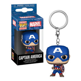 LLAVERO POP MARVEL NEW CLASSICS CAPTAIN AMERICA 4 CM